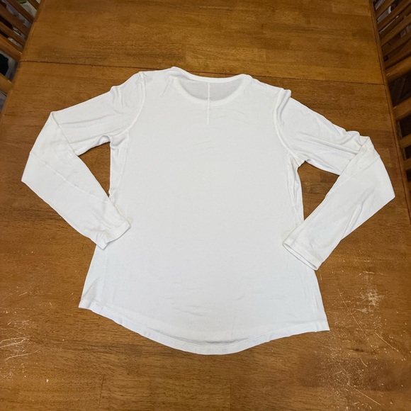 Lululemon white long sleeve shirt 12 - Picture 4 of 4
